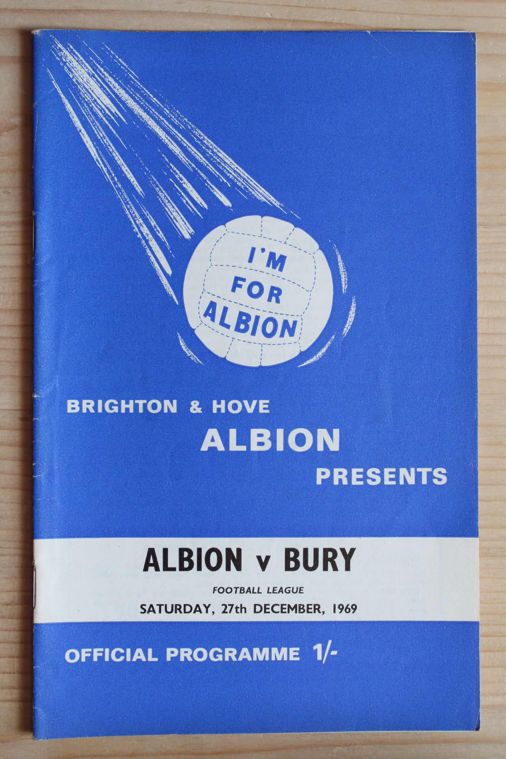 Brighton & Hove Albion FC v Bury FC